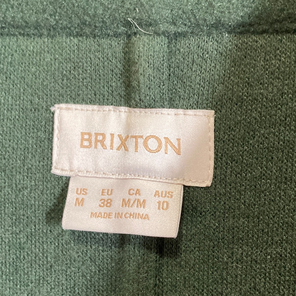 Brixton Durham Shirt Jacket Shacket Deep Forest Green Cabincore Utilitarian sz M - Picture 8 of 12